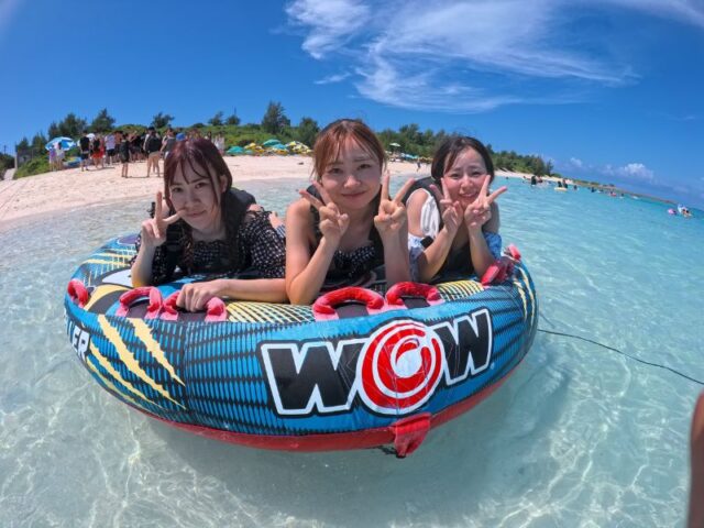 海水浴　水納島