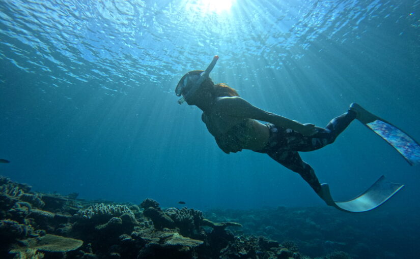 瀬底島　スキンダイビング