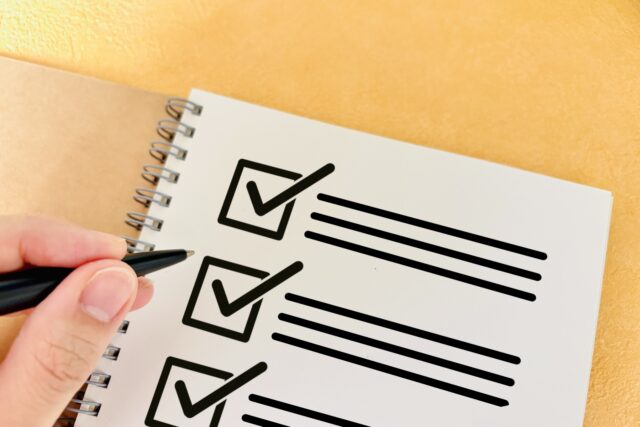 チェックリスト 確認