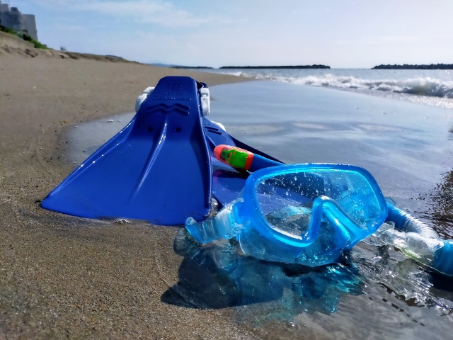 シュノーケリングセット　アクティビティ　水納島