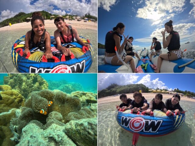 シュノーケル、マリンスポーツ