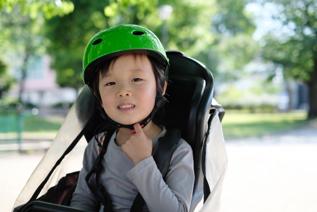 伊江島　レンタサイクル　子供乗せ自転車